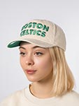 Бейсболка MITCHELL NESS арт. HM10472-BCEOFWH Boston Celtics NBA (off white)